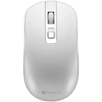 Безжична мишка CANYON mouse MW-18 EU Wireless Charge Pearl White