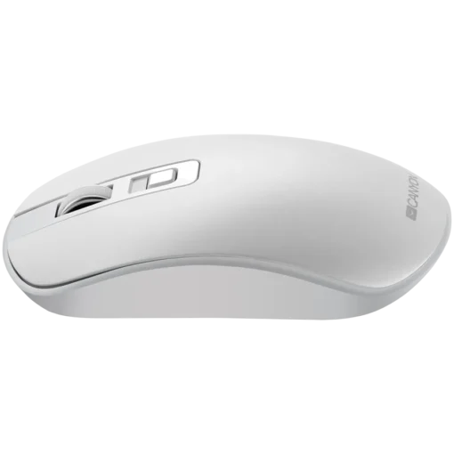 Безжична мишка CANYON mouse MW-18 EU Wireless Charge Pearl White