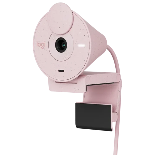 Уеб камера LOGITECH Brio 300 Full HD webcam - ROSE - USB