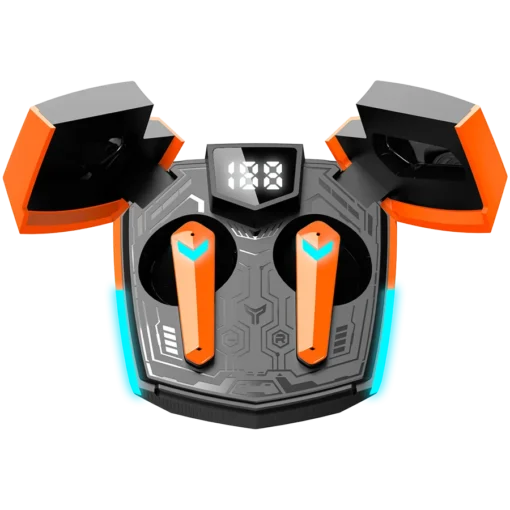 Bluetooth слушалки CANYON headset Doublebee GTWS-2 Gaming Orange