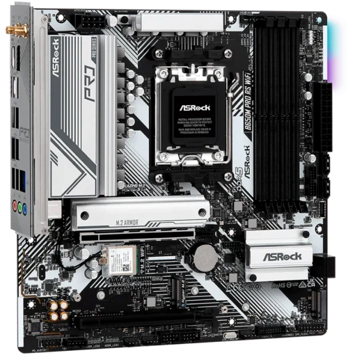 Дънна платка ASROCK MB B650 AM5 4 x DDR5  1 x HDMI 1 x DisplayPort 2 x M.2 4 x SATA3 Micro