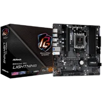 Дънна платка ASROCK B650M PG LIGHTNING AM5 Socket 4x DDR5 7200+ Dual Channel RAM PCIe 4.0 x16 3.0 x16 3x M.2 socket 4x S