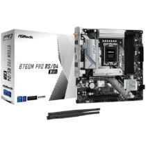 Дънна платка ASROCK MB Desktop B760M Pro RS Wi-Fi (S1700 4x DDR4 2x PCIe 4.0 x16 1x PCIe 4.0 x1 1x Hyper M.2 PCIe Gen4x4