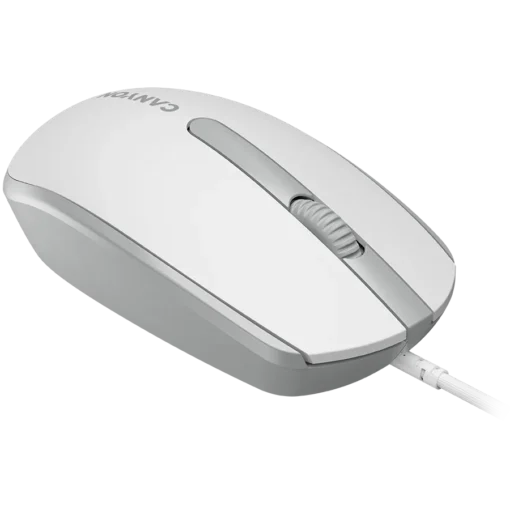 Мишка за компютър CANYON mouse M-10 Wired White Grey