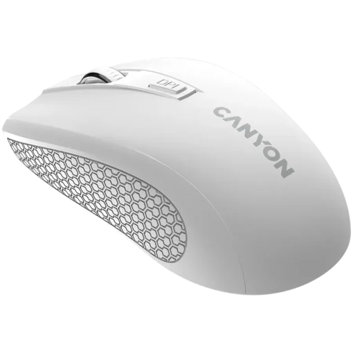 Безжична мишка CANYON mouse MW-7 Wireless White