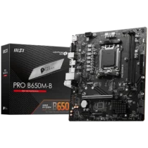 Дънна платка MSI Main Board Desktop PRO B650M-B (AM5 2x DDR5 1xHDMI 1x VGA 1x PCI-E x16 1x PCI-E x1 1x M.2 4x SATA 6G 6x