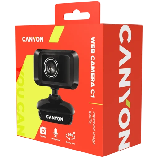 Уеб камера CANYON Enhanced 1.3 Megapixels resolution webcam with USB2.0