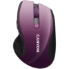 Безжична мишка CANYON 2.4Ghz wireless mouse optical tracking - blue LED 6 buttons DPI 1000/1200/1600 Purple pearl