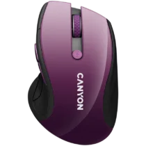 Безжична мишка CANYON 2.4Ghz wireless mouse optical tracking - blue LED 6 buttons DPI 1000/1200/1600 Purple pearl