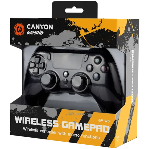 Геймпад CANYON gamepad GP-W5 PS4 Wireless Black