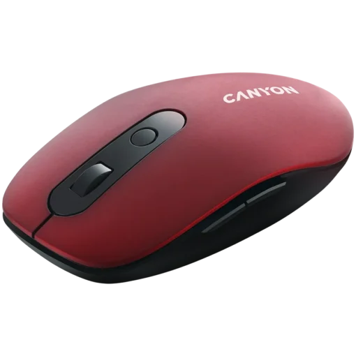 Безжична мишка CANYON mouse MW-9 Dual-mode Wireless Red