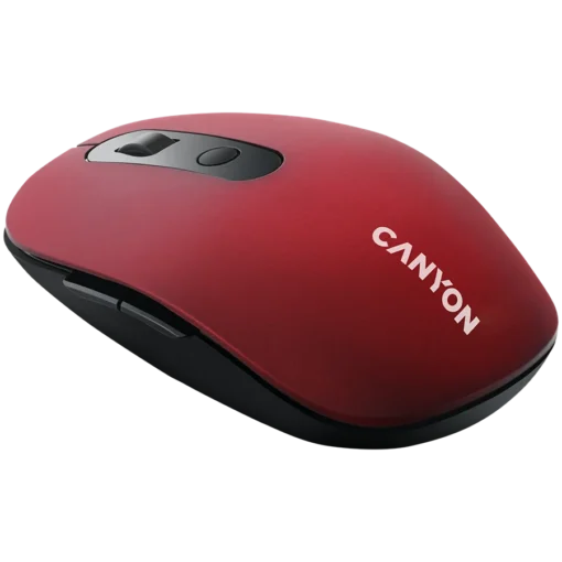 Безжична мишка CANYON mouse MW-9 Dual-mode Wireless Red