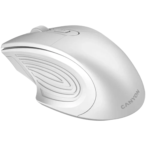 Безжична мишка CANYON mouse MW-15 Wireless Pearl White