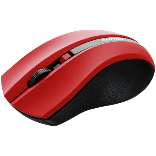 Безжична мишка CANYON mouse MW-5 Wireless Red