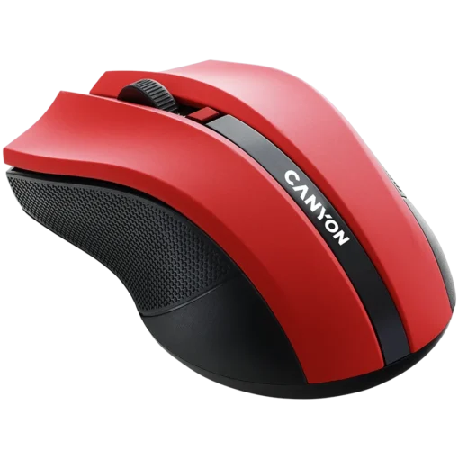 Безжична мишка CANYON mouse MW-5 Wireless Red