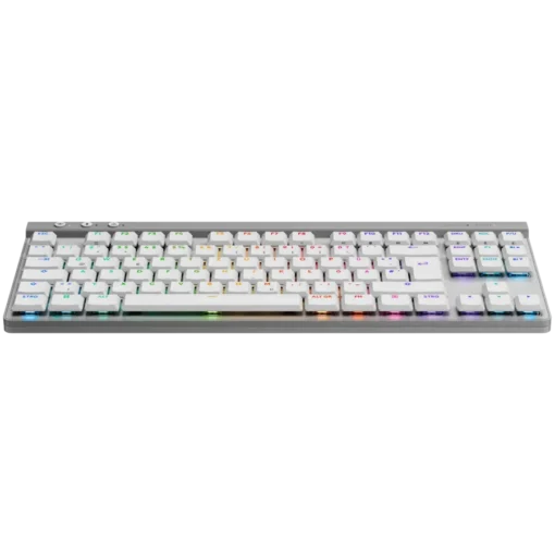 Геймърска клавиатура LOGITECH G515 LIGHTSPEED TKL – WHITE – US INTL – 2.4GHZ/BT- EMEA28i-935 –