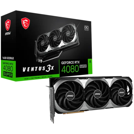 Видео карта MSI Video Card Nvidia GeForce RTX 4080 SUPER 16G VENTUS 3X OC 16GB GDDR6X/256bit PCI Express Gen 4 2xDP 2x H