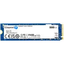 SSD диск Kingston SSD 500GB NV3 M.2 2280 PCIe 4.0 NVMe SSD  EAN: 740617344806