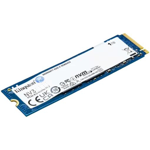 SSD диск Kingston SSD 1TB NV3 M.2 2280 PCIe 4.0 NVMe SSD