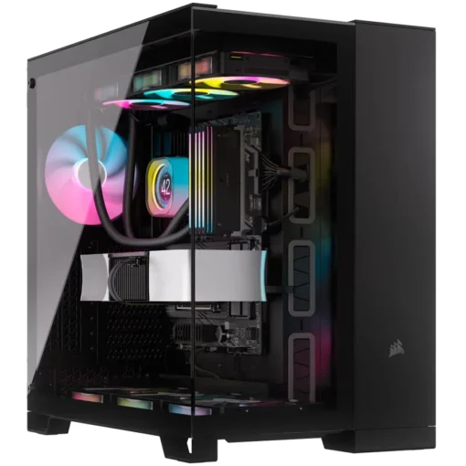 Кутия за компютър Corsair 6500X Tempered Glass Mid-Tower Black EAN: 0840006664697