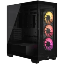 Кутия за компютър Corsair 3500X ARGB Tempered Glass Mid-Tower Black EAN: