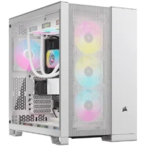 Кутия за компютър Corsair 6500D Airflow Tempered Glass Mid-Tower White