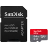 Карта памет SanDisk Ultra microSDXC 64GB + SD Adapter 140MB/s A1 Class 10 UHS-I EAN: