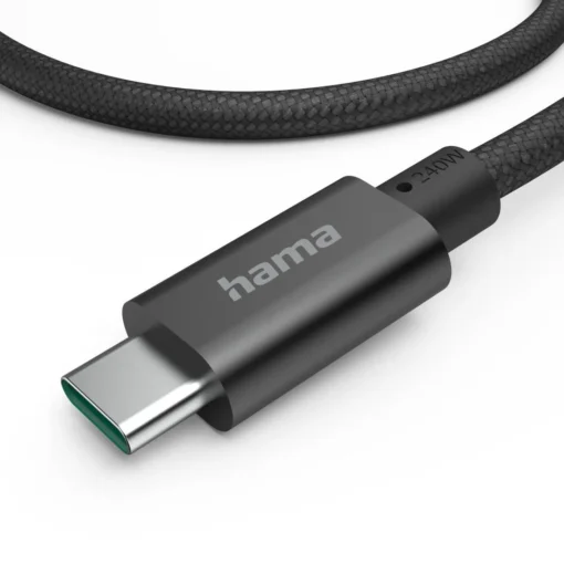 Кабел за зареждане Hama, USB-C - USB-C, 240 W, USB 3.2 Gen1, 201702 - Image 4