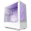 Кутия за компютър NZXT H5 Flow RGB Matte White Mid-Tower