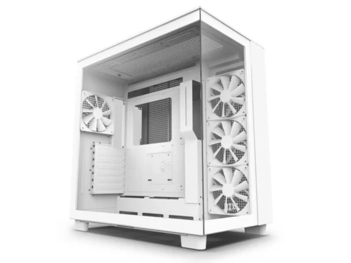 Кутия за компютър NZXT H9 Flow Matte White