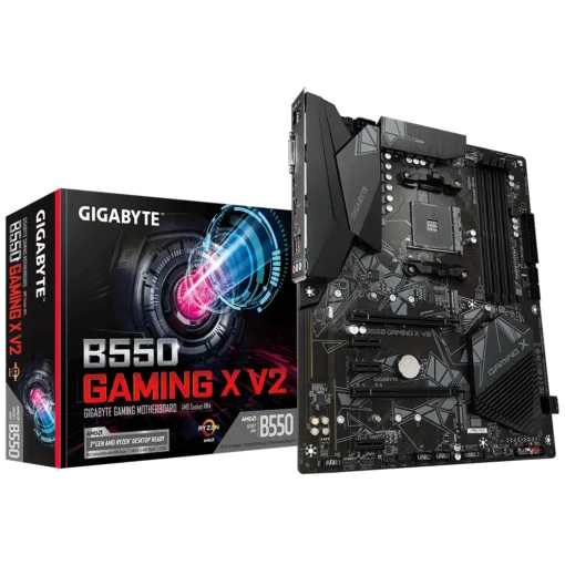 Дънна платка GIGABYTE B550 GAMING X V2 Socket AM4 4 x DDR4 RGB Fusion V2 (rev. 1.0)