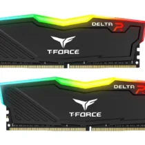 Памет за компютър Team Group T-Force Delta RGB Black DDR4 - 16GB (2x8GB) 3200MHz