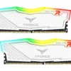 Памет за компютър Team Group T-Force Delta RGB White DDR4 - 16GB (2x8GB) 3200MHz