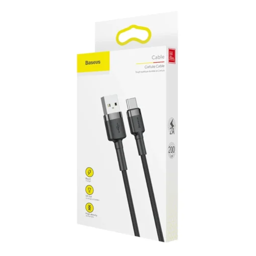 Кабел Baseus Cafule USB-A към USB-C