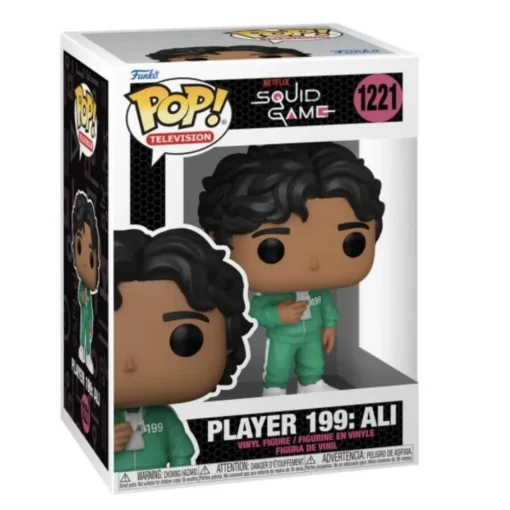 Фигурка Funko POP! Television: Squid Game – Player 199: Ali #1221