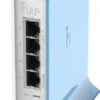 Безжичен Access Point MikroTik hAP lite RB941-2nD-TC 32MB RAM 4xLAN built-in 2.4Ghz 802.11b/g/n tower