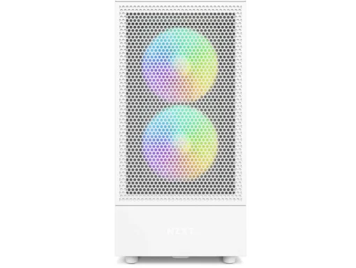 Кутия за компютър NZXT H5 Flow RGB Matte White