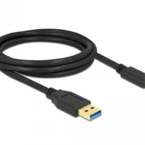 Кабел Delock SuperSpeed USB-A мъжко - USB-C мъжко (USB 3.2 Gen 2) 10 Gbps 2 м