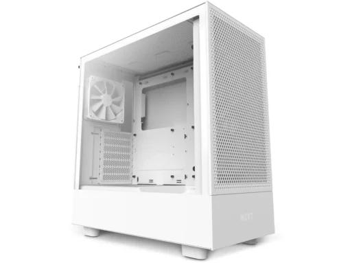 Кутия за компютър NZXT H5 Flow RGB Matte White