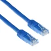 Мрежов пач кабел ACT U/UTP CAT 6 RJ-45 - RJ-45 1.0 m Медни проводници Син Булк