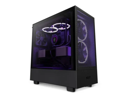 Кутия за компютър NZXT H5 Flow Matte Black Mid-Tower