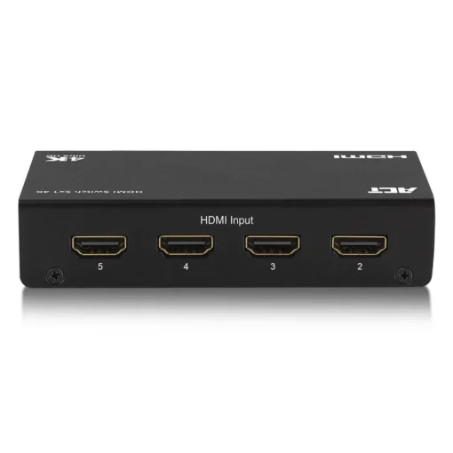 HDMI суич ACT AC7840 5/1 3Д 4K@30Hz Черен