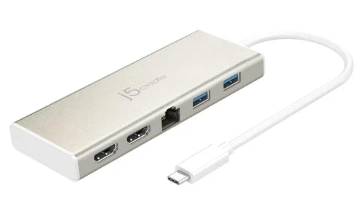 Докинг станция j5 create JCD381 USB-C 2x HDMI USB 3.1 PD 2.0 LAN