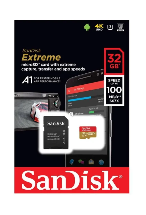 Карта памет Sandisk Extreme microSDHC Card 32GB