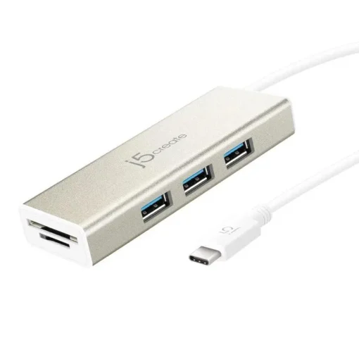 USB-C 3.1 Хъб 3-портов J5create J5-JCH347