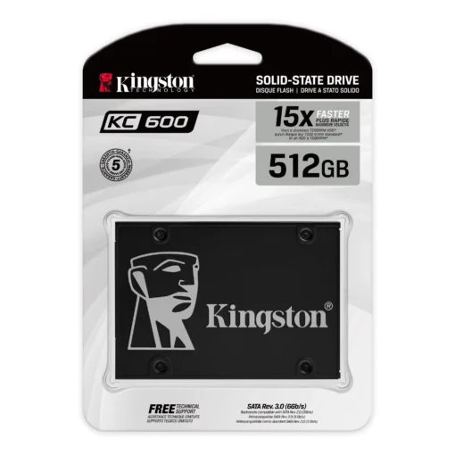 SSD диск Kingston KC600 512 GB