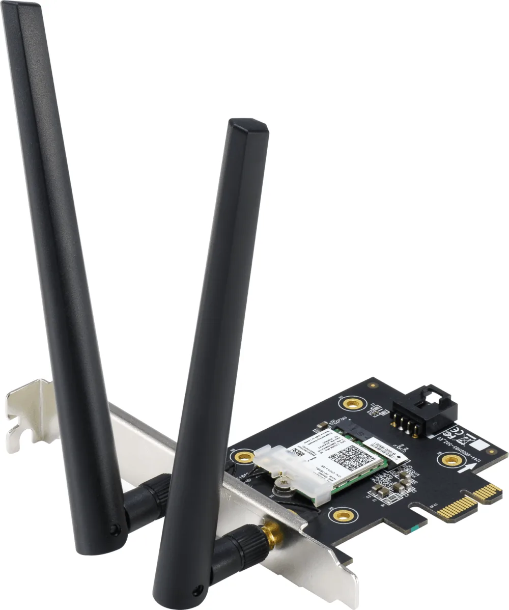 Адаптер ASUS PCE-AX3000 AX3000 Dual Band PCI-E WiFi 6 (802.11ax)