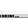 Суич MikroTik 326-24G-2S+RM 24 x Gigabit Ethernet ports 10/100/1000Mbps 2x SFP+ cages монтаж в