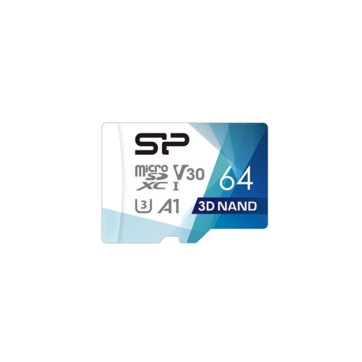 Карта памет Silicon Power Superior Pro 64GB microSDXC Class 10 SD Adapter