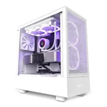 Кутия за компютър NZXT H5 Flow Matte White Mid-Tower